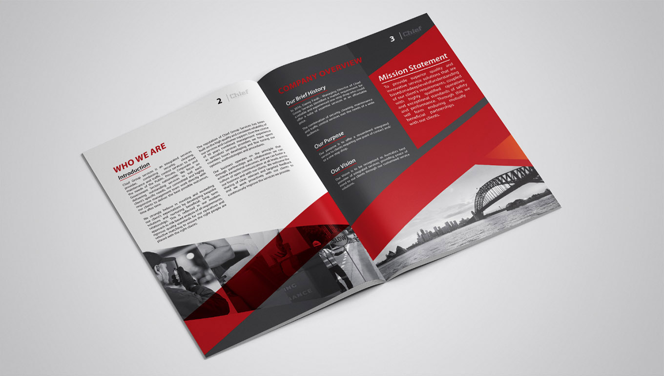 Sydney creative Company Profile design agency: FOX DESIGN