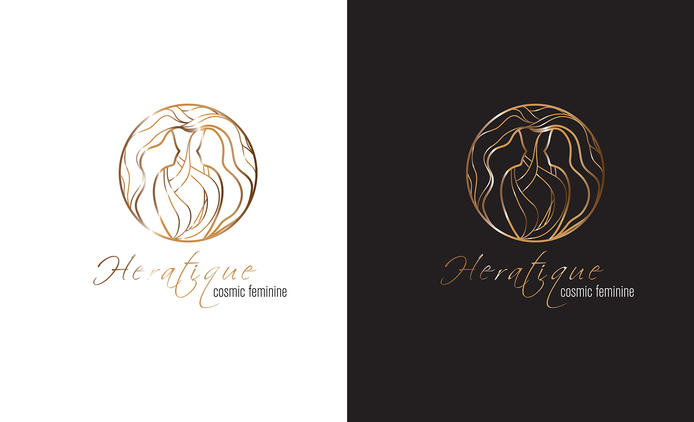 Heratique Cosmic Feminine logo 及包装设计