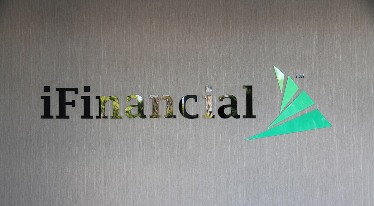 iFinancial logo design by FOX DESIGN Sydney