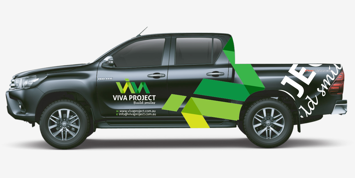 VIVA Project vehicle sign design by FOX DESIGN Sydney