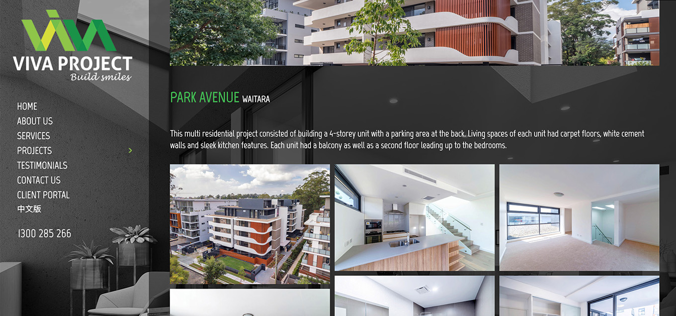 VIVA Project website design by FOX DESIGN Sydney